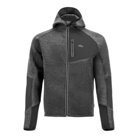 Site Suter Grey & black Men's Hooded sweatshirt Medium
