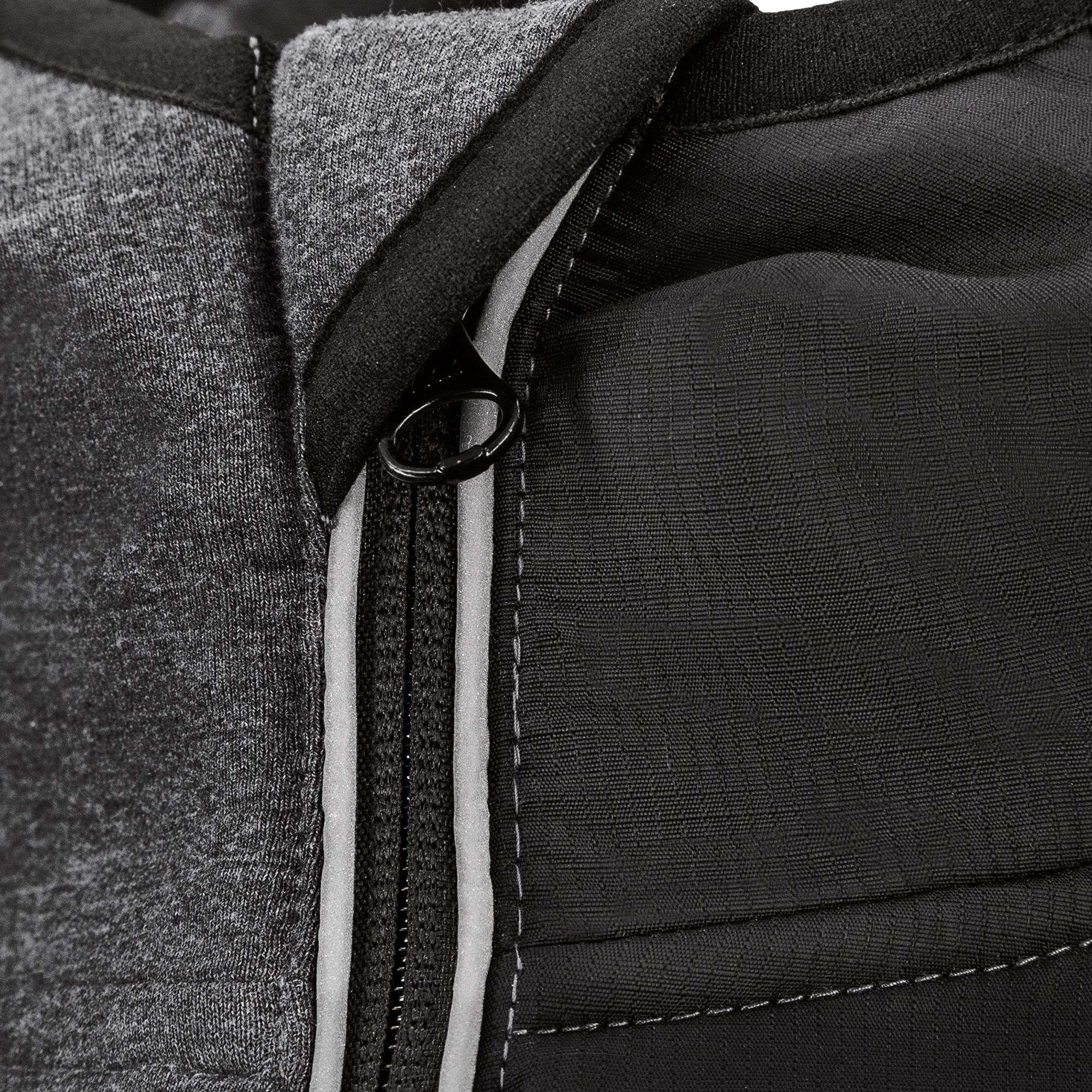 Site Suter Grey & black Men's Hooded sweatshirt Medium