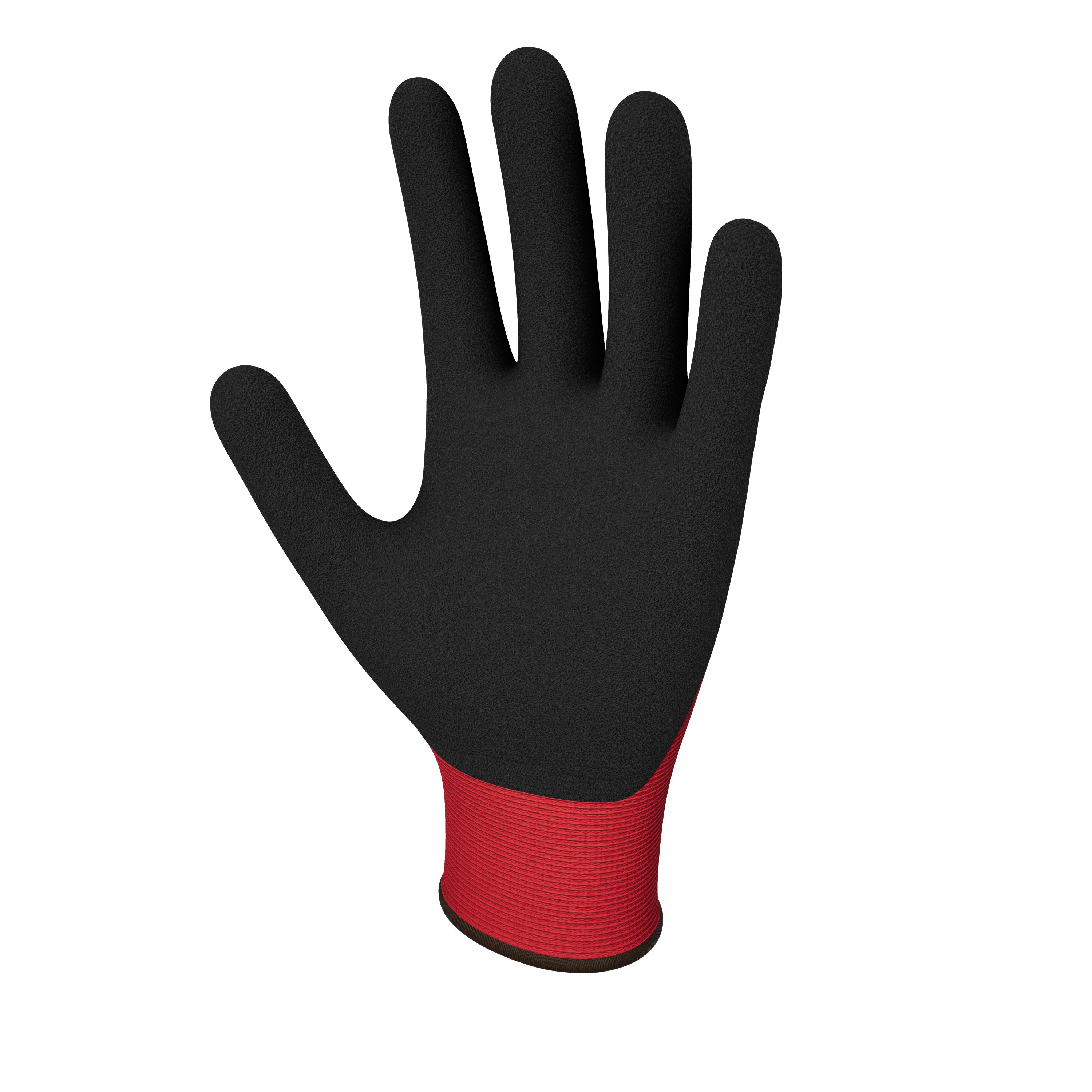Site Synthetic Red & black General handling gloves, X Large