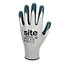 Site Synthetic White & blue Gloves, Medium