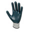 Site Synthetic White & blue Gloves, Medium