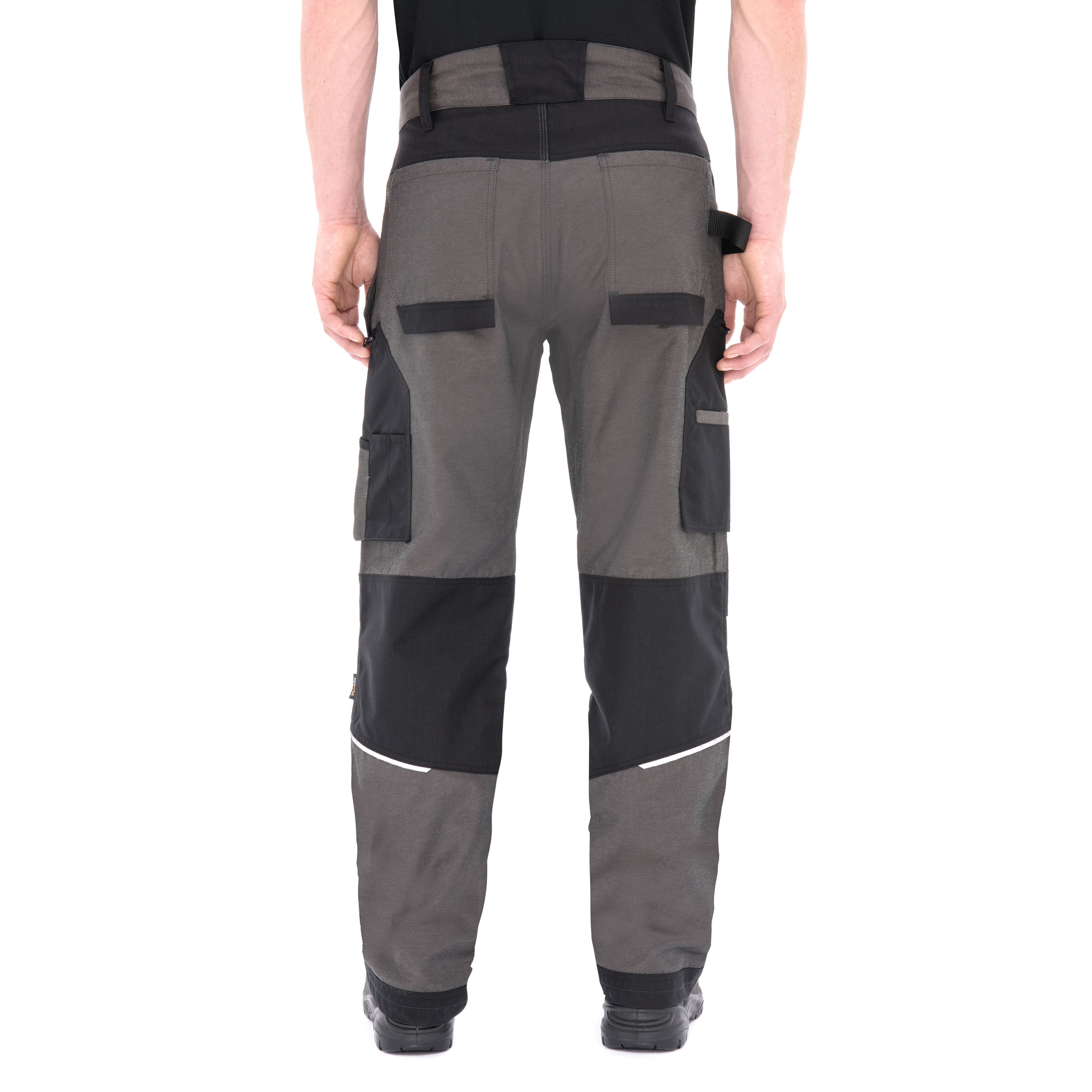 Site Tanuki Black & grey Trousers, W32" L32"