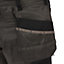 Site Tanuki Black & grey Trousers, W34" L32"