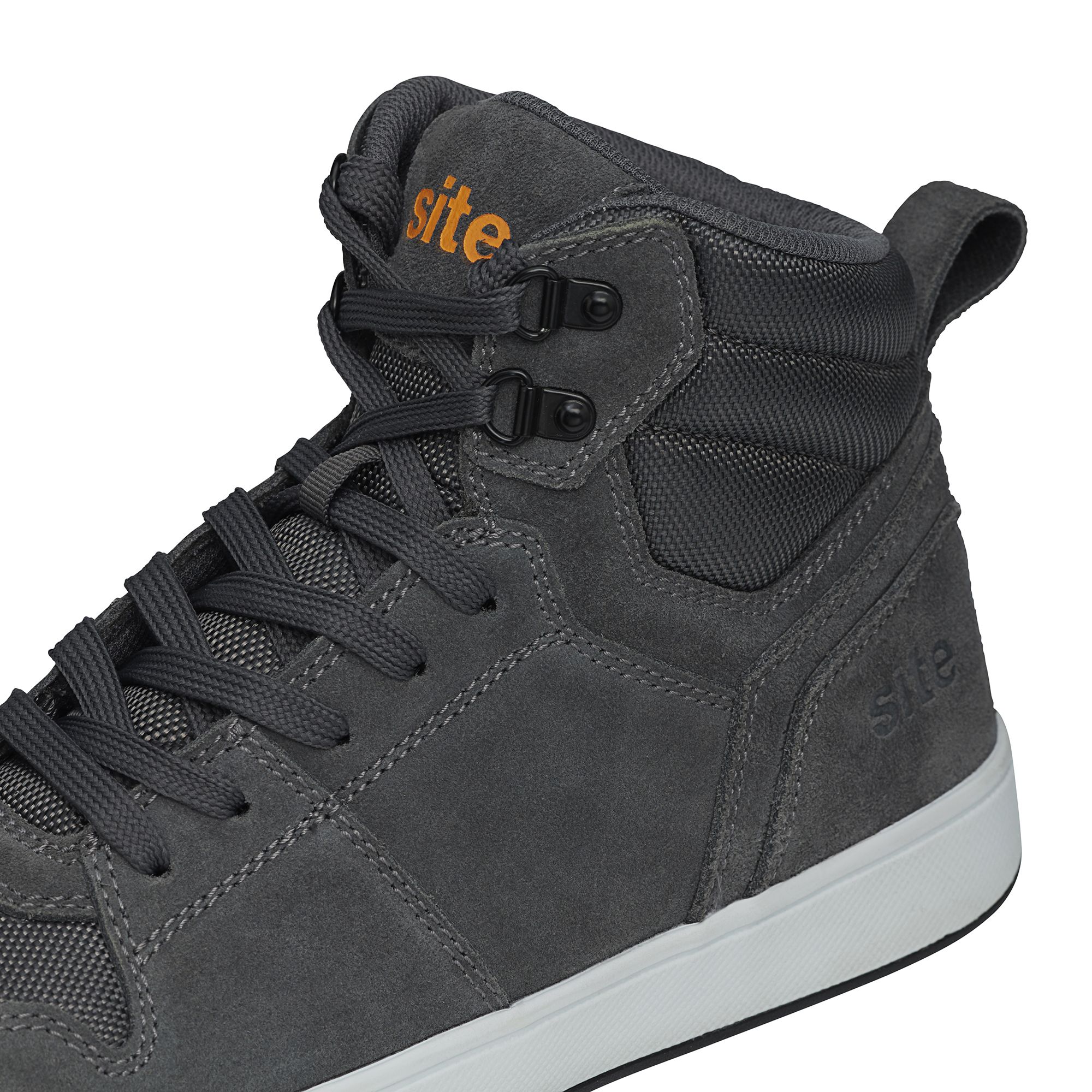 Site Toth Grey Trainer boots, Size 8