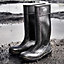 Site Trench Black Safety wellington boots, Size 11