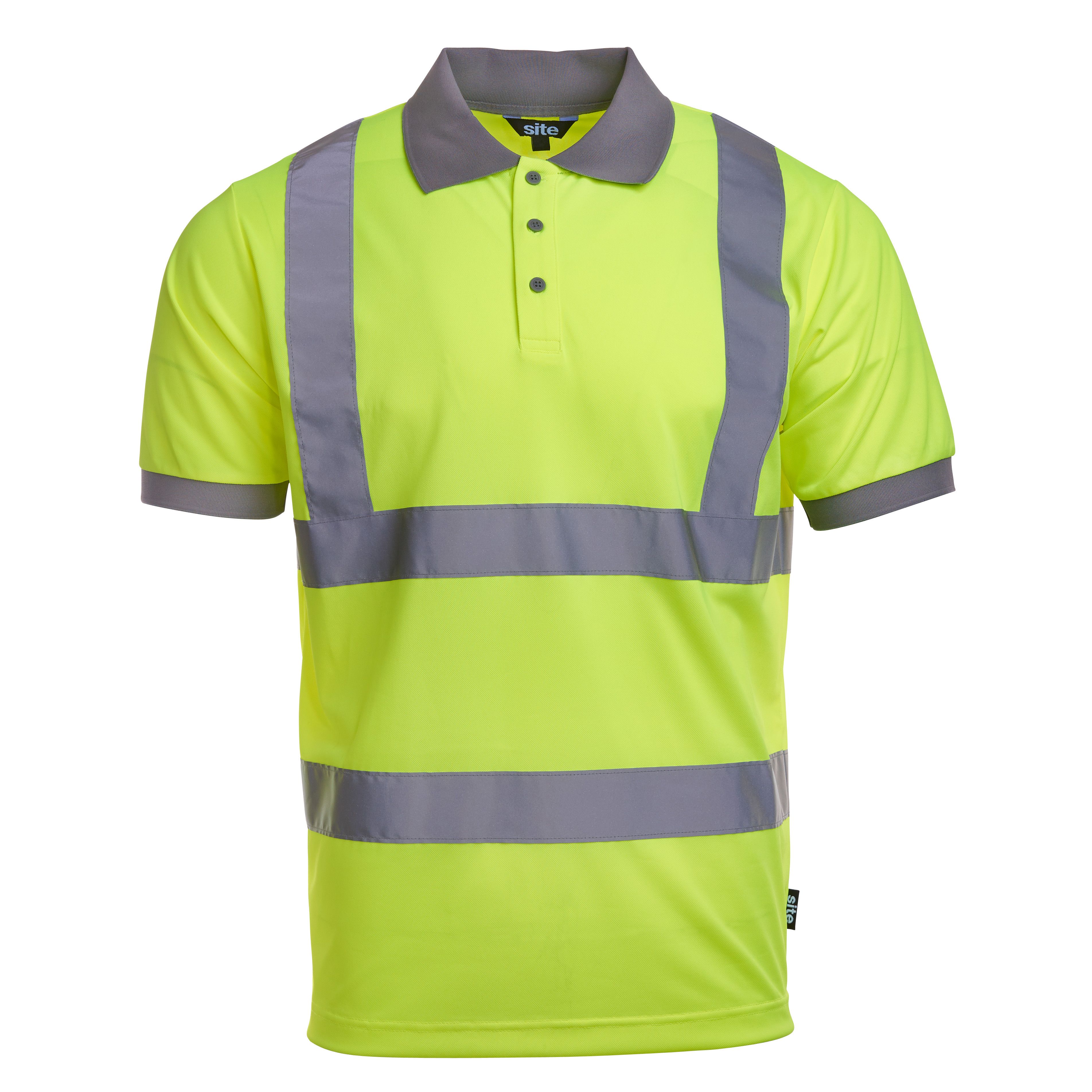 Site Yellow Hi-vis polo shirt X Large