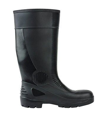 SiteBlackSafety wellingtons, Size8