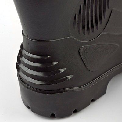SiteBlackSafety wellingtons, Size8