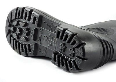 SiteBlackSafety wellingtons, Size8