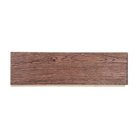 Skanor Narrow Oak Solid wood Flooring Sample, (W)82.3mm