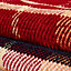 SKIP18C CHENILLE CHECK THROW RED/BLUE