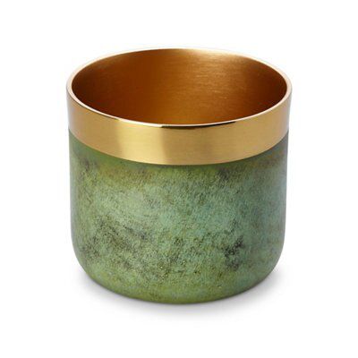 SKIP18C DOUBLE TONE VOTIVE GREEN