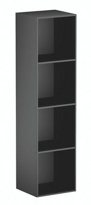 Black deals cube bookshelf