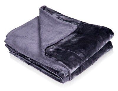 SKIP18C LUXURY THROW BLUE 150X200CM