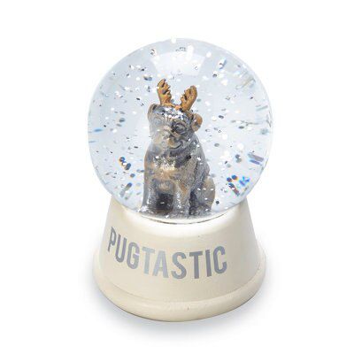 Pug snow cheap globe