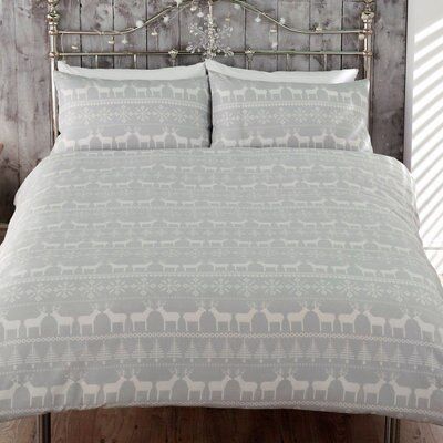 SKIP18C SKANDI REINDEER DOUBLE DUVET