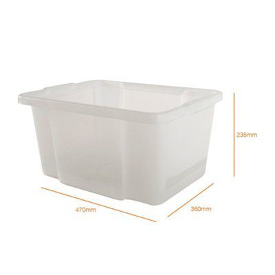 SKIP19A B&Q 30LITRE STACK AND STORE BOX