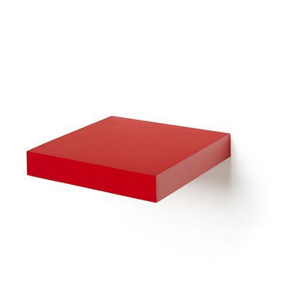 SKIP19A -FORM RED FLOATING SHELF 237X237
