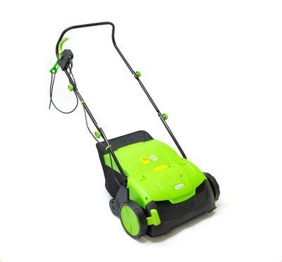 Electric lawn deals scarifier b&q