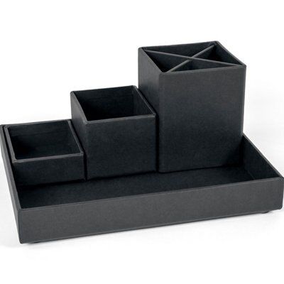 SKIP19A -OFFICE DESK ORGANIZER BLACK
