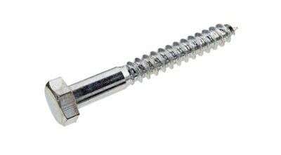 SKIP19B COACH SCREW ZINC PLATED 10PC 8X6
