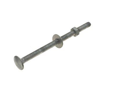 SKIP19B CUP SQ BOLT EXT GALV 10PC M6X100