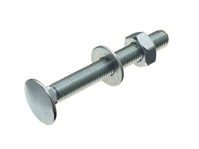 SKIP19B CUP SQ BOLT ZINC PLATED 5PC M10X