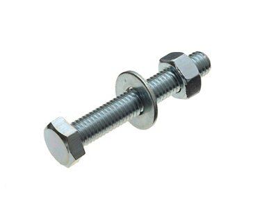 SKIP19B HEX BOLT ZINC PLATED 10PC M8X50M