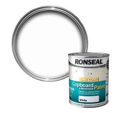 Ronseal cupboard paint white gloss hot sale