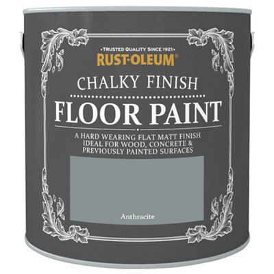 SKIP19B RUST-OLEUM CHALKY FLR PNT ANTHRA