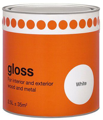 SKIP19B VALUE GLOSS WHITE 2.5L | DIY at B&Q