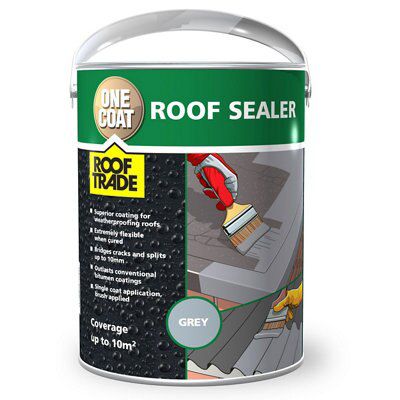 SKIP19C ONE COAT ROOF SEALER GREY 5L