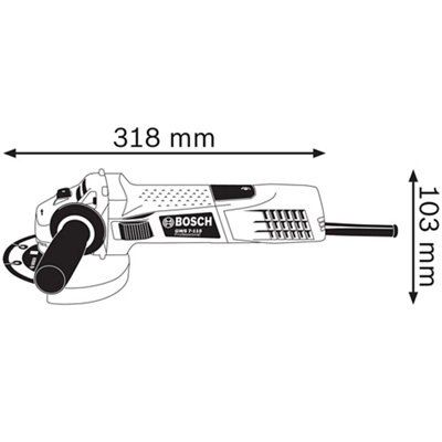 SKIP19D BOSCH GWS 7115 GRINDER