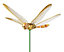 SKIP20A ASSORTED 7IN DRAGONFLY PLANT STA