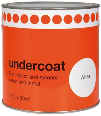 SKIP20A B&Q VALUE UNDERCOAT WHITE 2.5L | DIY At B&Q