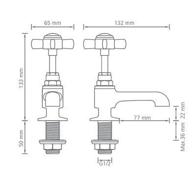 SKIP20A C&L CLASSIC BASIN TAPS