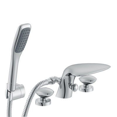 SKIP20A C&L PEBBLE 3TH BATH SHOWER MIXER