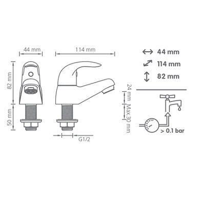 SKIP20A C&L WAVE BASIN TAPS