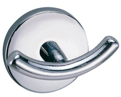 SKIP20A CURVE DOUBLE ROBE HOOK
