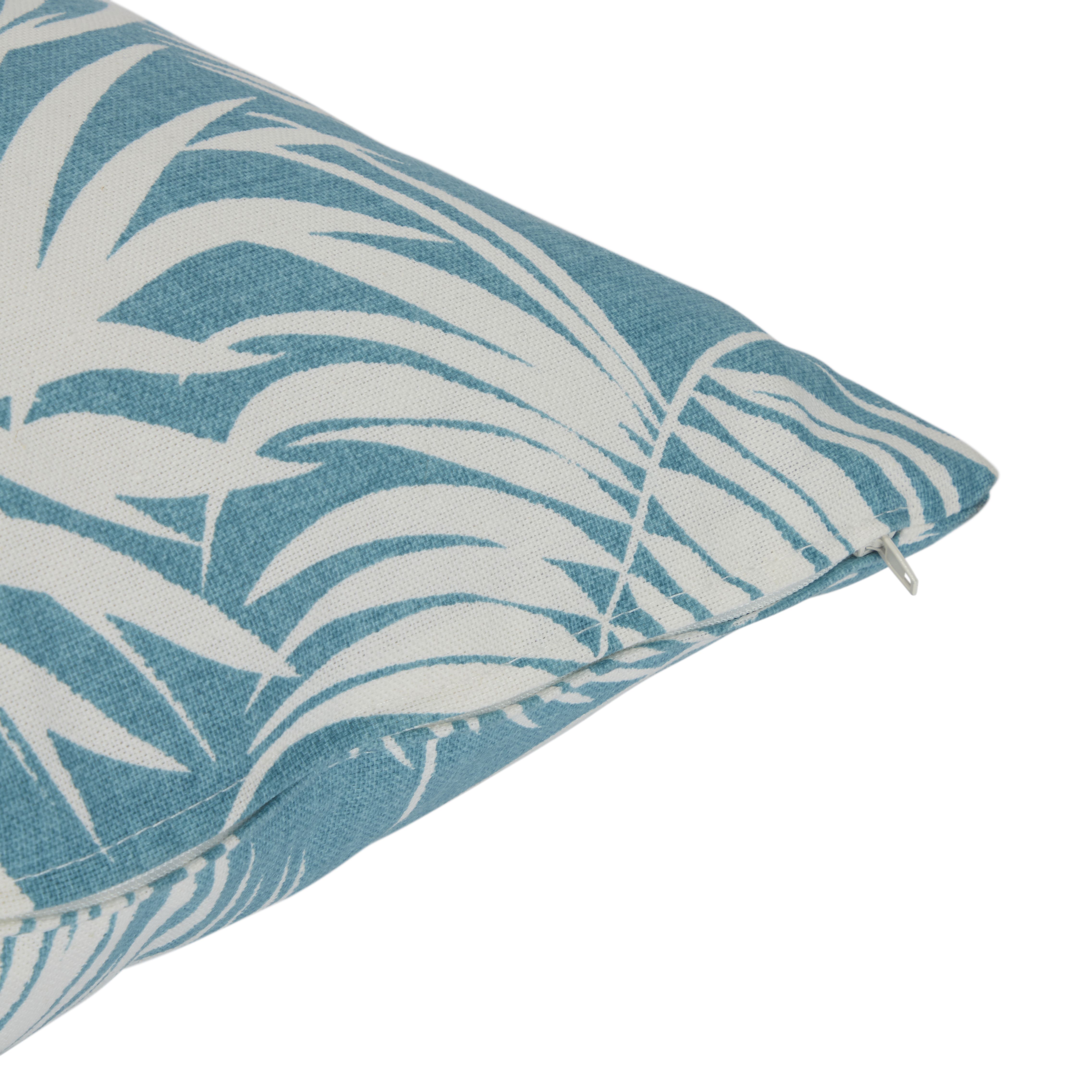 SKIP20A CUSHION PALM SPRING BLUE