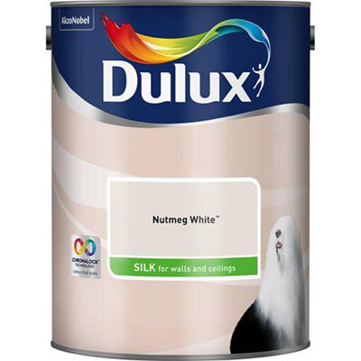 SKIP20A DULUX LUXUR SILK NUTMEG WHITE 5L