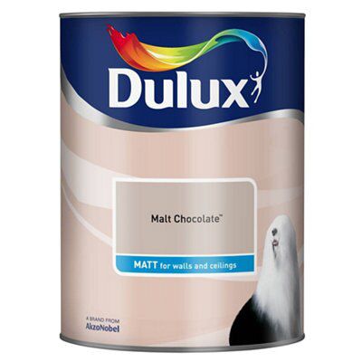 SKIP20A DULUX MATT EMULSION 5L MALT CHOC