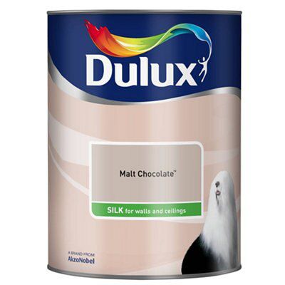 SKIP20A DULUX SILK EMULSION 5L MALT CHOC