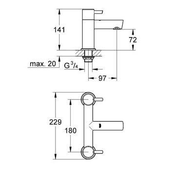 SKIP20A FEEL BATH FILLER