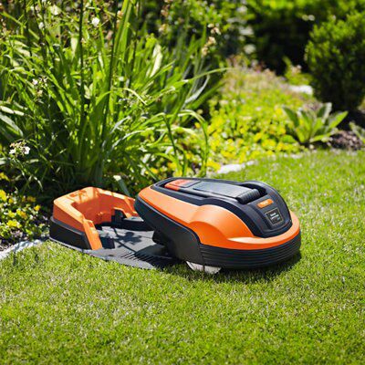 Flymo automatic online mower