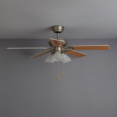 SKIP20A PAMPERO CEILING FAN IN SATIN EFF