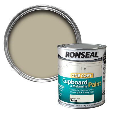 Ronseal one coat discount cupboard paint mellow green