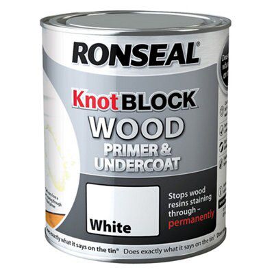 SKIP20A RON PRIMER WOOD KNOT BLOCK WHITE