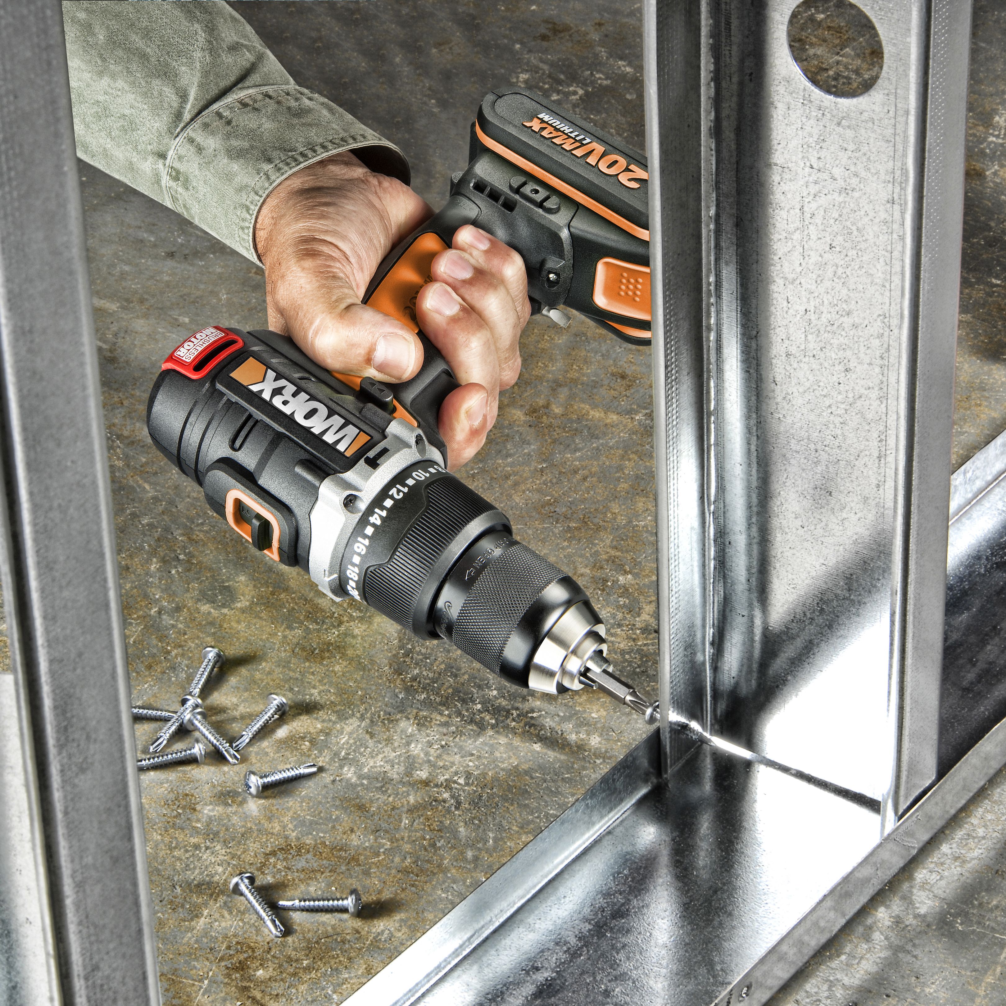 SKIP20A WORX 20V MAX LI BRUSHLESS HAMM 2
