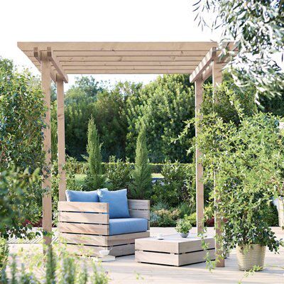 SKIP20B SOFTWOOD PERGOLA BEAM 95X44X1800